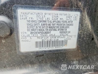Zdjęcie 12 z 12 samochodu: 2013 NISSAN VERSA 1.6 S VIN:3N1CN7APXDL882017 - miniatura