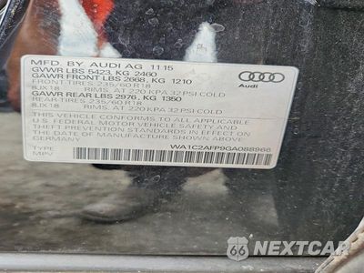 Zdjęcie 14 z 14 samochodu: 2016 AUDI Q5 PREMIUM VIN:WA1C2AFP9GA088966 - miniatura