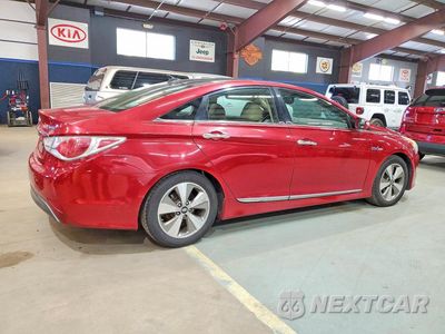 Trzecie zdjęcie samochodu z tyłu: 2011 HYUNDAI SONATA HYBRID VIN:KMHEC4A48BA018664 - miniatura