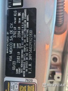 Zdjęcie 12 z 12 samochodu: 2023 KIA FORTE GT LINE VIN:3KPF54AD2PE621830 - miniatura