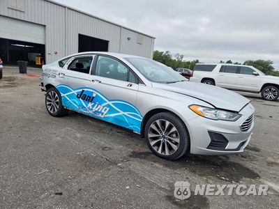 Czwarte zdjęcie samochodu z boku: 2019 FORD FUSION SE VIN:3FA6P0T99KR233609 - miniatura