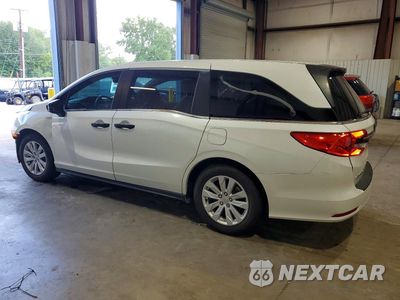 Drugie zdjęcie samochodu z przodu: 2021 HONDA ODYSSEY LX VIN:5FNRL6H28MB003954 - miniatura