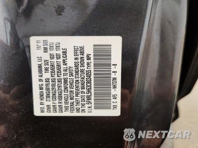 Zdjęcie 14 z 14 samochodu: 2012 HONDA ODYSSEY EXL VIN:5FNRL5H63CB034055 - miniatura