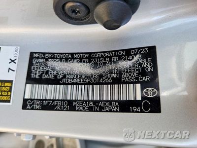 Zdjęcie 12 z 12 samochodu: 2023 TOYOTA COROLLA LE VIN:JTDB4MEE5P3014266 - miniatura