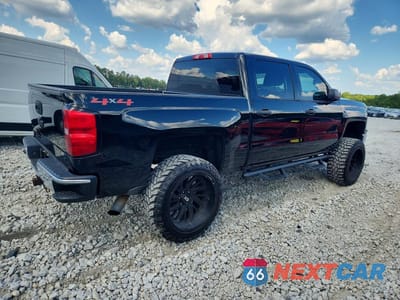 Trzecie zdjęcie samochodu z tyłu: 2014 CHEVROLET SILVERADO K1500 LT VIN:3GCUKREC2EG158488 - miniatura