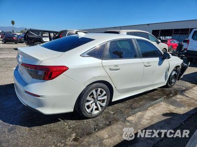 Trzecie zdjęcie samochodu z tyłu: 2022 HONDA CIVIC LX VIN:2HGFE2F2XNH546647 - miniatura