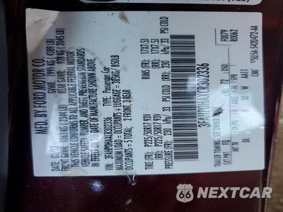 Zdjęcie 13 z 13 samochodu: 2012 FORD FUSION SE VIN:3FAHP0HAXCR302336 - miniatura