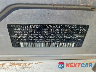 Zdjęcie 12 z 12 samochodu: 2015 HYUNDAI AZERA LIMITED VIN:KMHFH4JG0FA474177 - miniatura