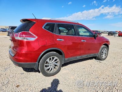 Trzecie zdjęcie samochodu z tyłu: 2015 NISSAN ROGUE SL VIN:5N1AT2MV7FC755498 - miniatura