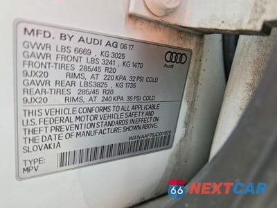 Zdjęcie 13 z 13 samochodu: 2018 AUDI Q7 PRESTIGE VIN:WA1VAAF76JD001820 - miniatura