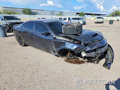 Czwarte zdjęcie samochodu z boku: 2016 DODGE CHARGER SRT HELLCAT VIN:2C3CDXL90GH280565 - miniatura