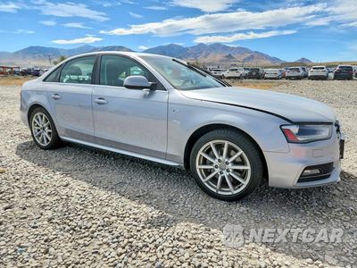 Czwarte zdjęcie samochodu z boku: 2015 AUDI A4 PREMIUM VIN:WAUBFAFL9FN004751 - miniatura