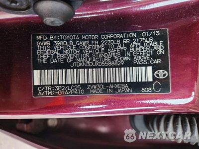 Zdjęcie 12 z 12 samochodu: 2013 TOYOTA PRIUS PERSONA SERIES SE VIN:JTDKN3DUXD5588829 - miniatura