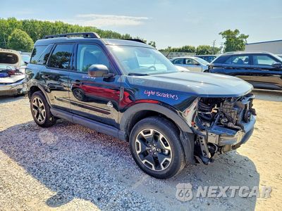 Czwarte zdjęcie samochodu z boku: 2024 FORD BRONCO SPORT OUTER BANKS VIN:3FMCR9C66RRE07420 - miniatura