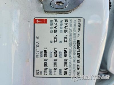 Zdjęcie 12 z 12 samochodu: 2018 TESLA MODEL 3 VIN:5YJ3E1EA7JF017256 - miniatura
