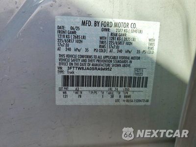 Zdjęcie 13 z 13 samochodu: 2025 FORD MAVERICK XLT VIN:3FTTW8JA0SRA94952 - miniatura