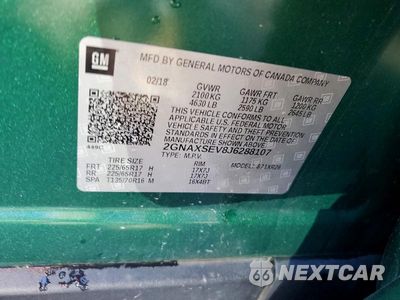 Zdjęcie 14 z 14 samochodu: 2018 CHEVROLET EQUINOX LT VIN:2GNAXSEV8J6288107 - miniatura