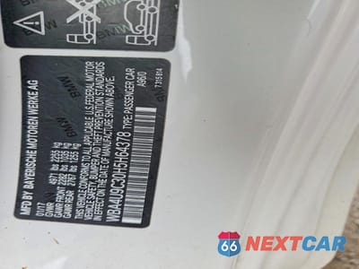 Zdjęcie 12 z 12 samochodu: 2017 BMW 430XI VIN:WBA4U9C30H5H64378 - miniatura