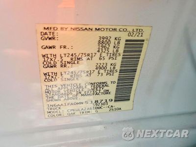 Zdjęcie 12 z 12 samochodu: 2021 NISSAN TITAN XD S VIN:1N6AA1FA0MN518719 - miniatura