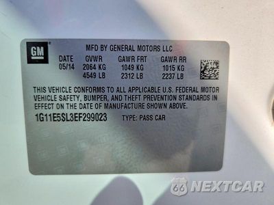 Zdjęcie 12 z 12 samochodu: 2014 CHEVROLET MALIBU 2LT VIN:1G11E5SL3EF299023 - miniatura