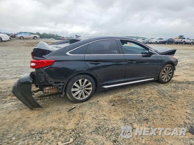 Trzecie zdjęcie samochodu z tyłu: 2017 HYUNDAI SONATA SPORT VIN:5NPE34AFXHH489710 - miniatura