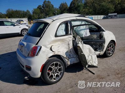 Trzecie zdjęcie samochodu z tyłu: 2015 FIAT 500 SPORT VIN:3C3CFFBR9FT550422 - miniatura