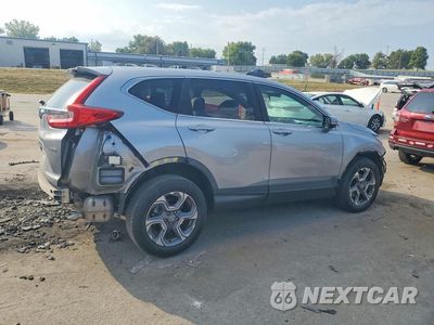 Trzecie zdjęcie samochodu z tyłu: 2018 HONDA CR-V EX VIN:7FARW2H52JE077249 - miniatura