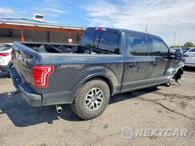 Trzecie zdjęcie samochodu z tyłu: 2015 FORD F150 SUPERCREW VIN:1FTEW1EF2FKD89745 - miniatura