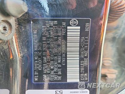 Zdjęcie 12 z 12 samochodu: 2023 TOYOTA CAMRY XSE VIN:4T1K61AK2PU806157 - miniatura