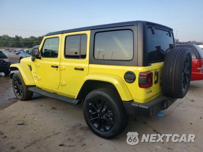 Drugie zdjęcie samochodu z przodu: 2023 JEEP WRANGLER SAHARA 4XE VIN:1C4JJXP66PW580883 - miniatura
