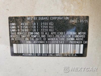 Zdjęcie 12 z 12 samochodu: 2025 SUBARU LEGACY PREMIUM VIN:4S3BWAC63S3016143 - miniatura