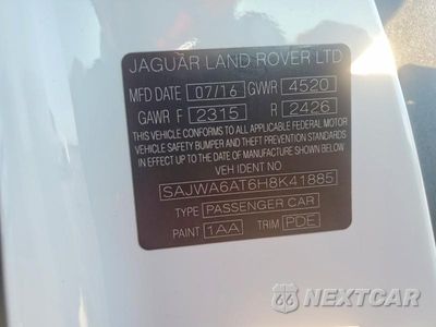 Zdjęcie 13 z 13 samochodu: 2017 JAGUAR F-TYPE VIN:SAJWA6AT6H8K41885 - miniatura