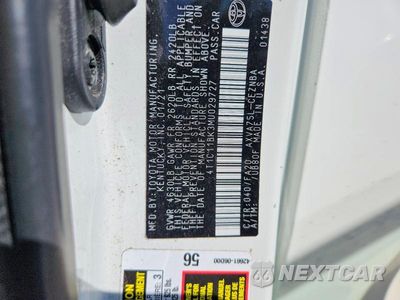 Zdjęcie 12 z 12 samochodu: 2021 TOYOTA CAMRY LE VIN:4T1C11BK3MU029727 - miniatura
