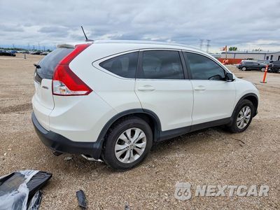 Trzecie zdjęcie samochodu z tyłu: 2014 HONDA CR-V EXL VIN:5J6RM4H78EL007010 - miniatura