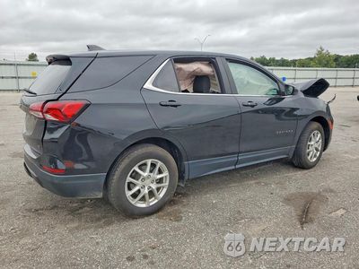 Trzecie zdjęcie samochodu z tyłu: 2022 CHEVROLET EQUINOX LT VIN:3GNAXJEV8NL113738 - miniatura