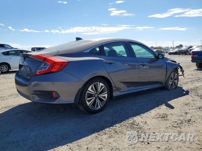 Trzecie zdjęcie samochodu z tyłu: 2016 HONDA CIVIC EX VIN:2HGFC1F31GH644431 - miniatura