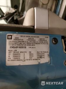 Zdjęcie 13 z 13 samochodu: 2008 CHEVROLET EQUINOX LT VIN:2CNDL43F186283135 - miniatura