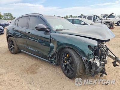 Czwarte zdjęcie samochodu z boku: 2021 ALFA ROMEO STELVIO TI VIN:ZASPAKBN7M7D00476 - miniatura
