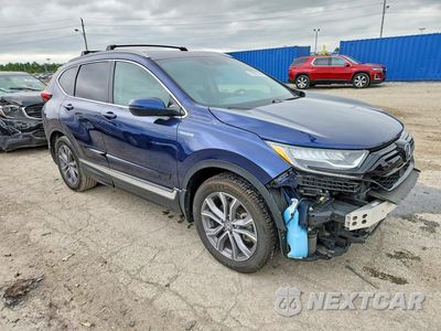 Czwarte zdjęcie samochodu z boku: 2022 HONDA CR-V TOURING VIN:5J6RT6H9XNL055074 - miniatura