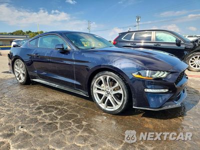 Czwarte zdjęcie samochodu z boku: 2021 FORD MUSTANG VIN:1FA6P8TH8M5154461 - miniatura