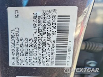 Zdjęcie 12 z 12 samochodu: 2023 ACURA TLX A-SPEC VIN:19UUB6F50PA001592 - miniatura