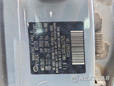 Zdjęcie 12 z 12 samochodu: 2021 HYUNDAI ELANTRA SEL VIN:KMHLS4AGXMU207435 - miniatura