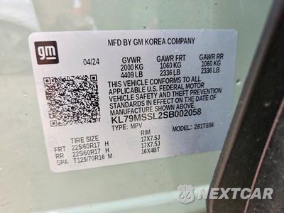Zdjęcie 13 z 13 samochodu: 2025 CHEVROLET TRAILBLAZER ACTIV VIN:KL79MSSL2SB002058 - miniatura