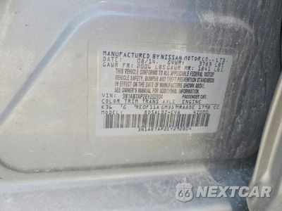 Zdjęcie 12 z 12 samochodu: 2014 NISSAN SENTRA SV VIN:3N1AB7AP2EY292804 - miniatura