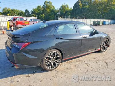 Trzecie zdjęcie samochodu z tyłu: 2023 HYUNDAI ELANTRA N BASE VIN:KMHLW4AK5PU011657 - miniatura