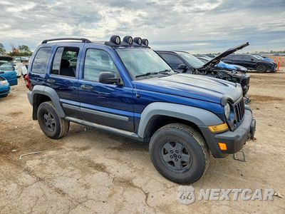 Czwarte zdjęcie samochodu z boku: 2005 JEEP LIBERTY SPORT VIN:1J4GL48575W601997 - miniatura