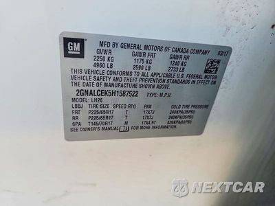 Zdjęcie 13 z 13 samochodu: 2017 CHEVROLET EQUINOX LT VIN:2GNALCEK5H1587522 - miniatura