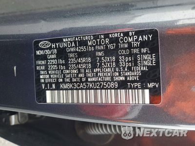 Zdjęcie 13 z 13 samochodu: 2019 HYUNDAI KONA LIMITED VIN:KM8K3CA57KU275089 - miniatura
