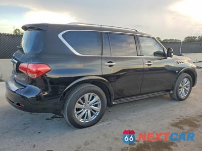 Trzecie zdjęcie samochodu z tyłu: 2017 INFINITI QX80 BASE VIN:JN8AZ2NEXH9154818 - miniatura