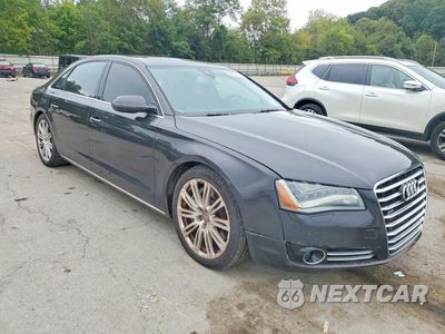 Czwarte zdjęcie samochodu z boku: 2011 AUDI A8 L QUATTRO VIN:WAURVAFD6BN005389 - miniatura